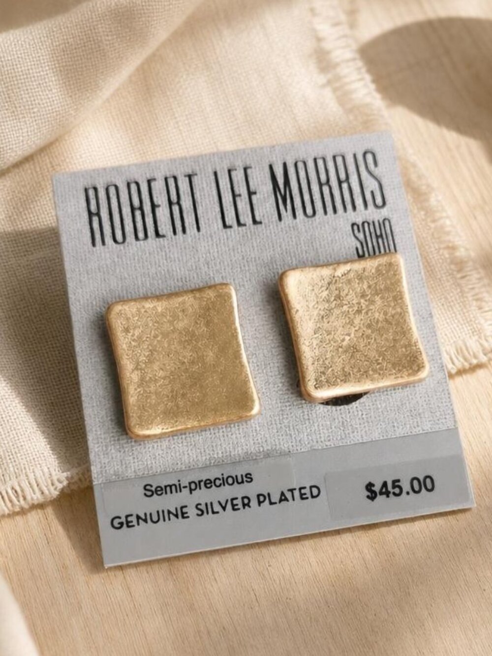 Robert Lee Morris square studs